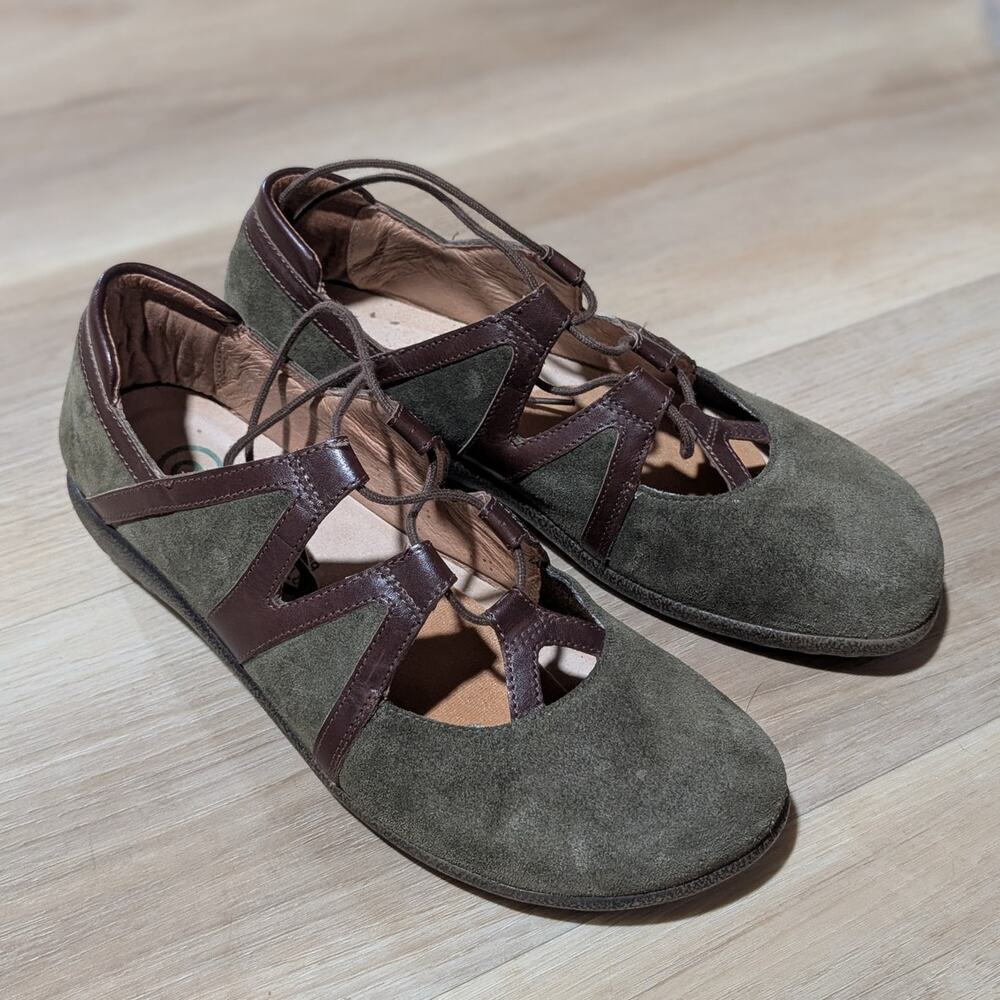 NAOT | Timu Suede Lace Up Mary Jane Shoes | EU 39